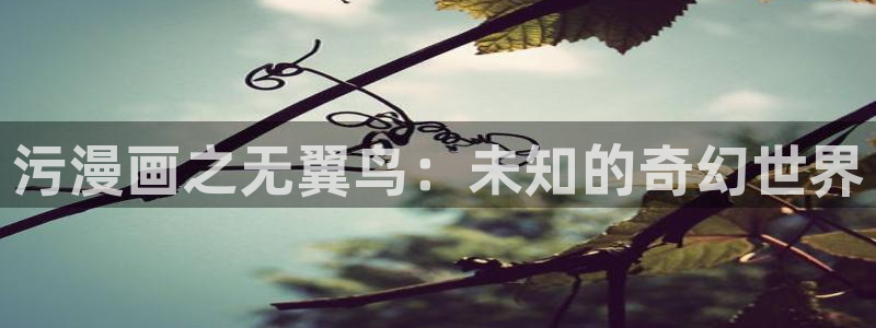 漫蛙漫画官网入口免费阅读：污漫画之无翼鸟：未知的奇幻世界